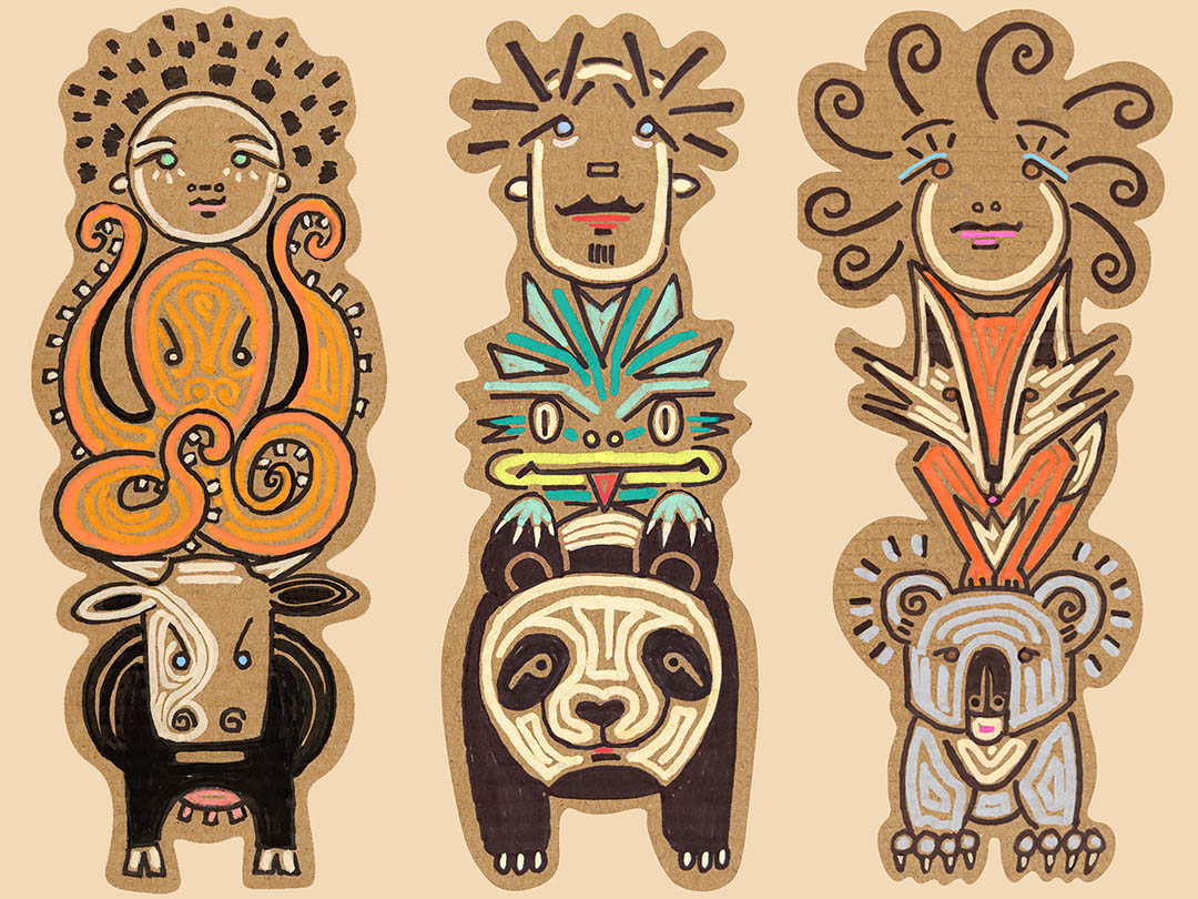 Moillo-NZ-Illustrator-3-Totem-2020-WEB